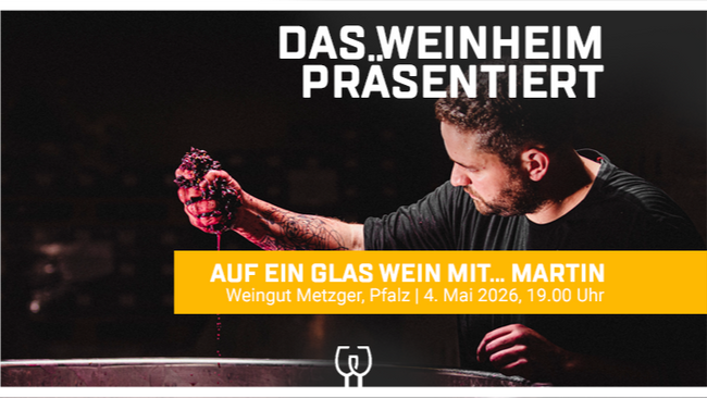 Weinverkostung und Gourmet-Menu mit Martin Metzger (Pfalz)