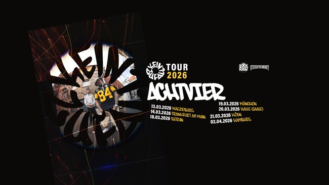 AchtVier - Kein Zufall Tour 2026 - Nachtleben Frankfurt
