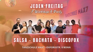 Salsa, Bachata & Discofox! 7 Workshops & Party