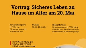 Wie kann ein sicheres Leben zu Hause auch bei Hilfe- und Pflegebedürftigkeit gelingen?