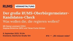 Der große RUMS-OB-Kandidaten-Check | Was wollen die, die regieren wollen?