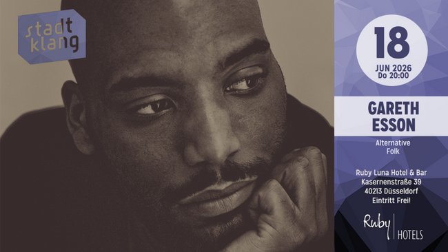 «stadtklang» mit GARETH ESSON | Live @ Ruby Luna Hotel & Bar