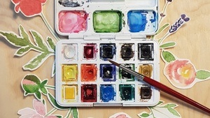 Online Aquarell-Workshop - Nebel-Landschaften mit Pflanzen