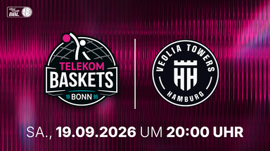 Telekom Baskets Bonn vs. Veolia Towers Hamburg