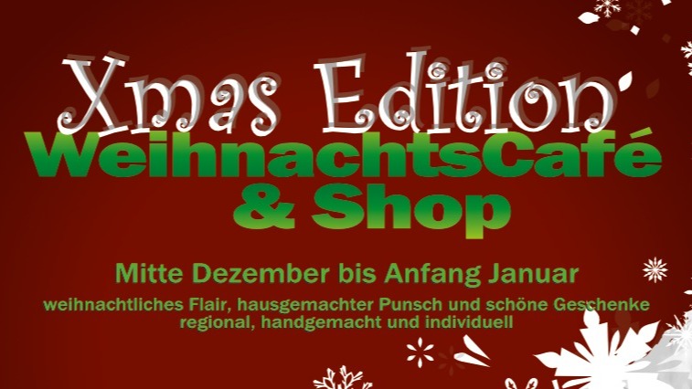 xMasEDITION, Weihnachts-Cafe und -Shop
