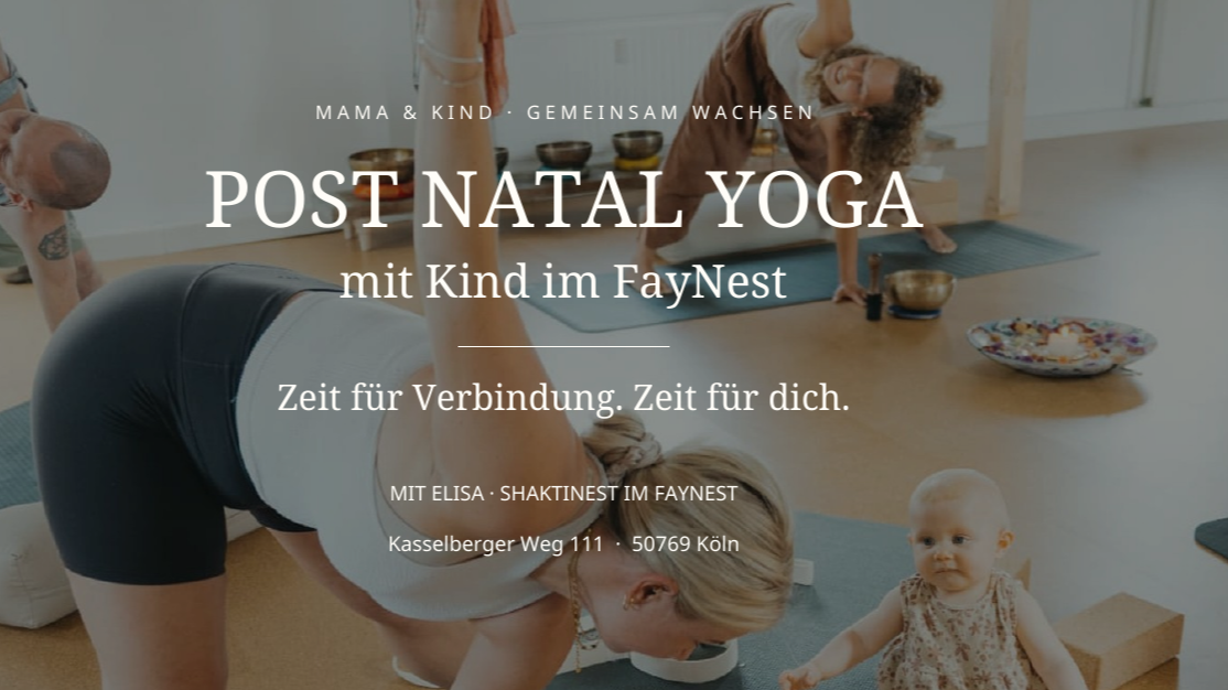 Post Natal Yoga mit Kind im FayNest
