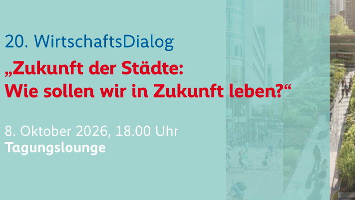 Die Zukunft der Städte – Wie wollen wir leben? (20. Mitteldeutscher WirtschaftsDialog)