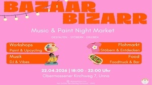 Bazaar Bizarr - Music & Paint Night Market