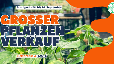 Großer Pflanzenverkauf - Stuttgart