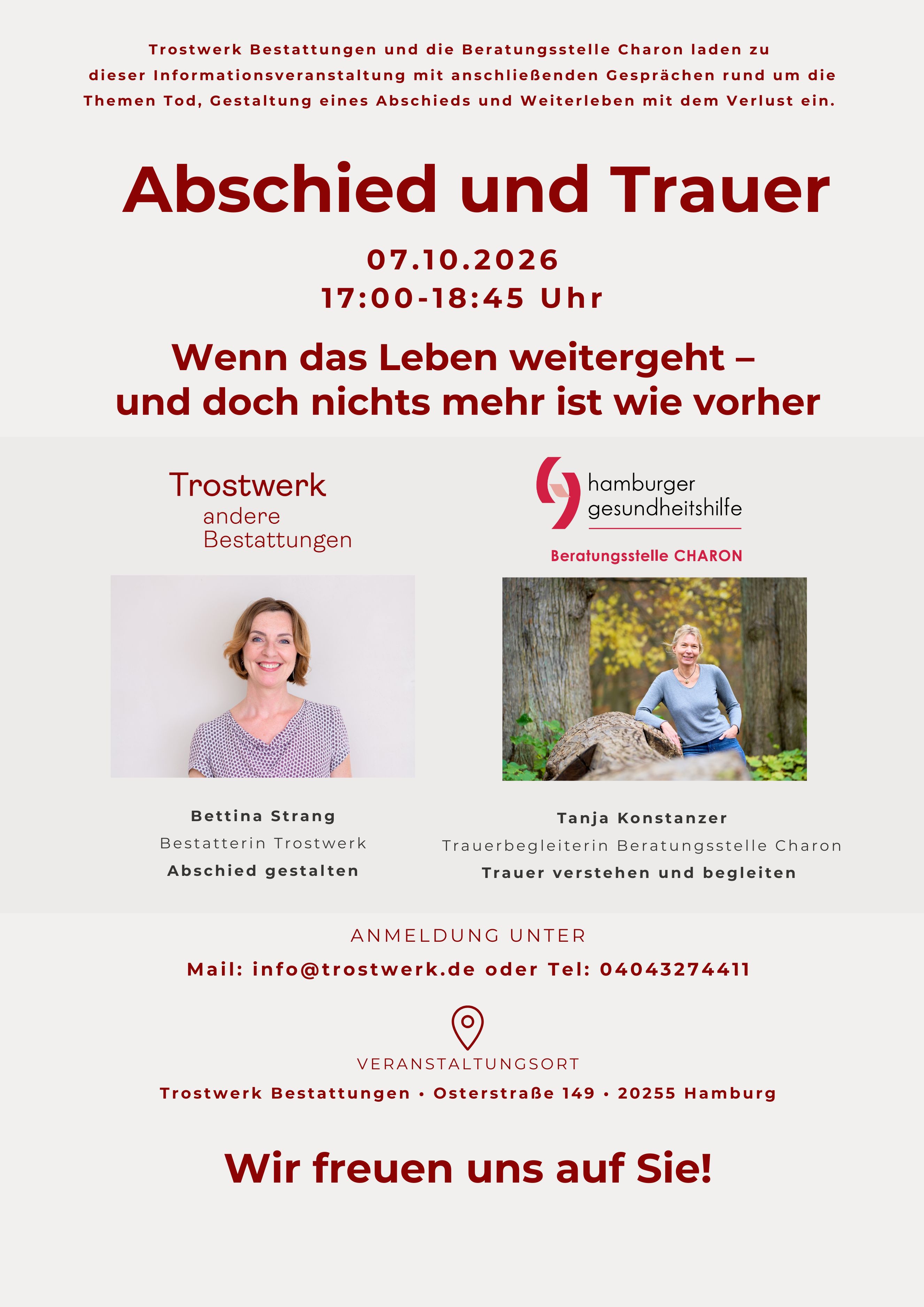 Abschied & Trauer - wenn das Leben weitergeht und doch nichts mehr ist wie vorher