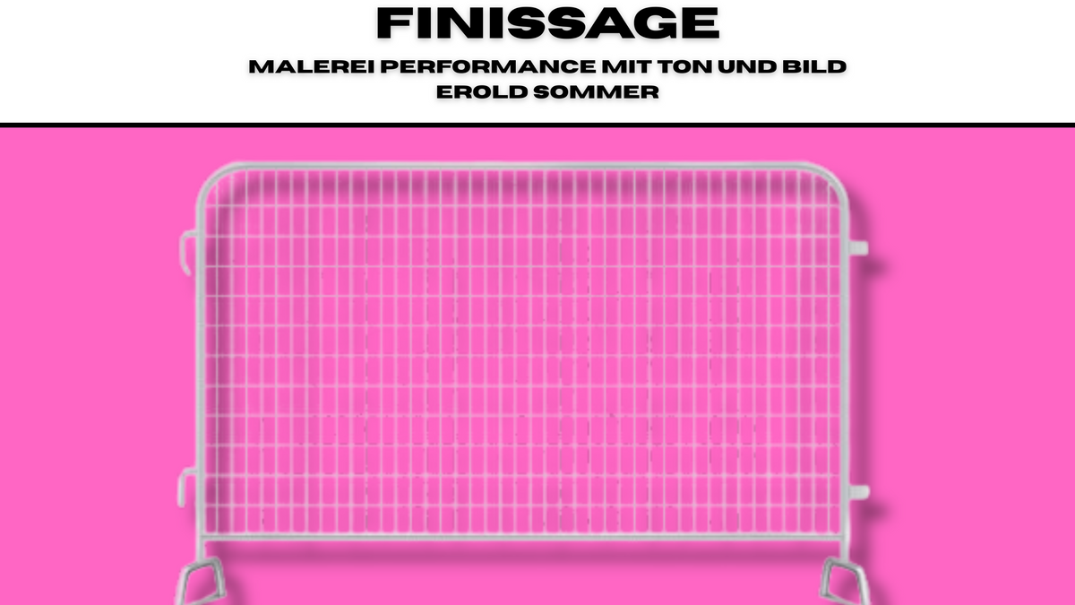 Finissage - Erold Sommer - Live in Farbe - Mit den Bands katie drives + Tango Bravo