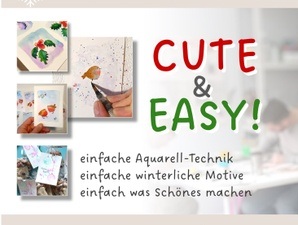 CUTE & EASY Weihnachtskarten selber machen