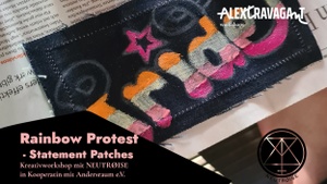 Rainbow Protest - Statement Patches Kreativworkshop