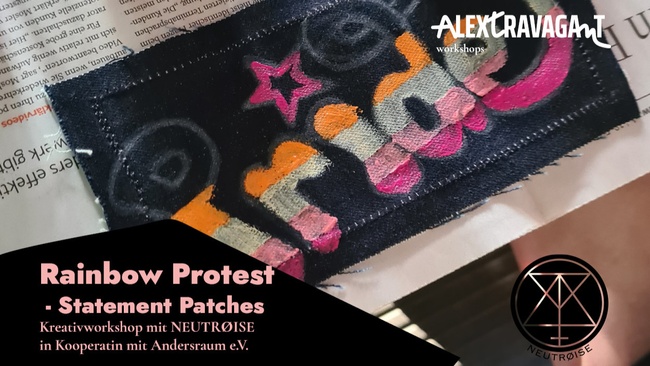 Rainbow Protest - Statement Patches Kreativworkshop