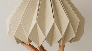 Papier-Lampenschirme – Lichtobjekte aus Faltungen