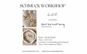 Schmuck Workshop be.Kula zu Gast bei Unterhaltung Lieblingsstücke