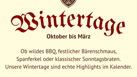 Sonntagsbraten - Herzhaft. Hausgemacht. Heimelig.