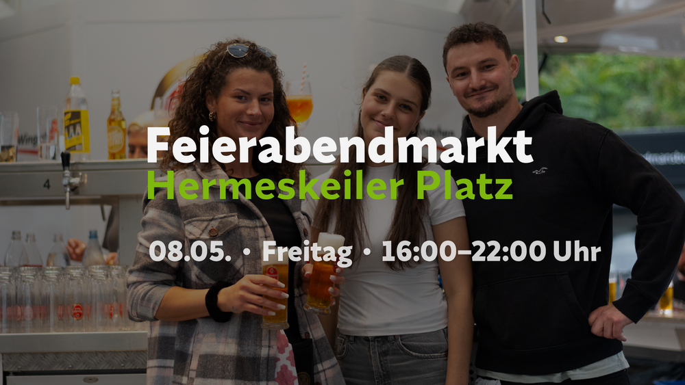 Frühlingsgefühle & Streetfood: Feierabendmarkt Sülz