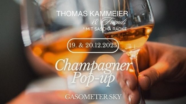 Champagner Pop-up im Gasometer SKY