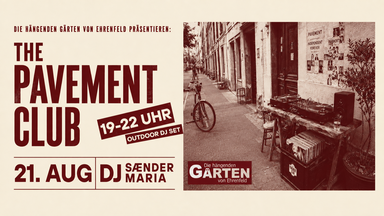 THE PAVEMENT CLUB - Friday After Work
