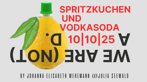 Spritzkuchen und Vodka Soda
