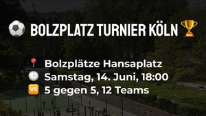 Bolzplatzturnier zum Weltblutspendetag 🏆