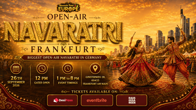 💥NAVARATRI FIESTA FRANKFURT: Germany's Biggest OPEN-AIR Navaratri 2025 🥁💃