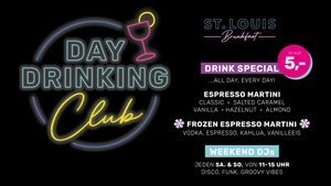 🍸 Day Drinking Club im ST. LOUIS Breakfast – Espresso Martini (August Edition) ☕
