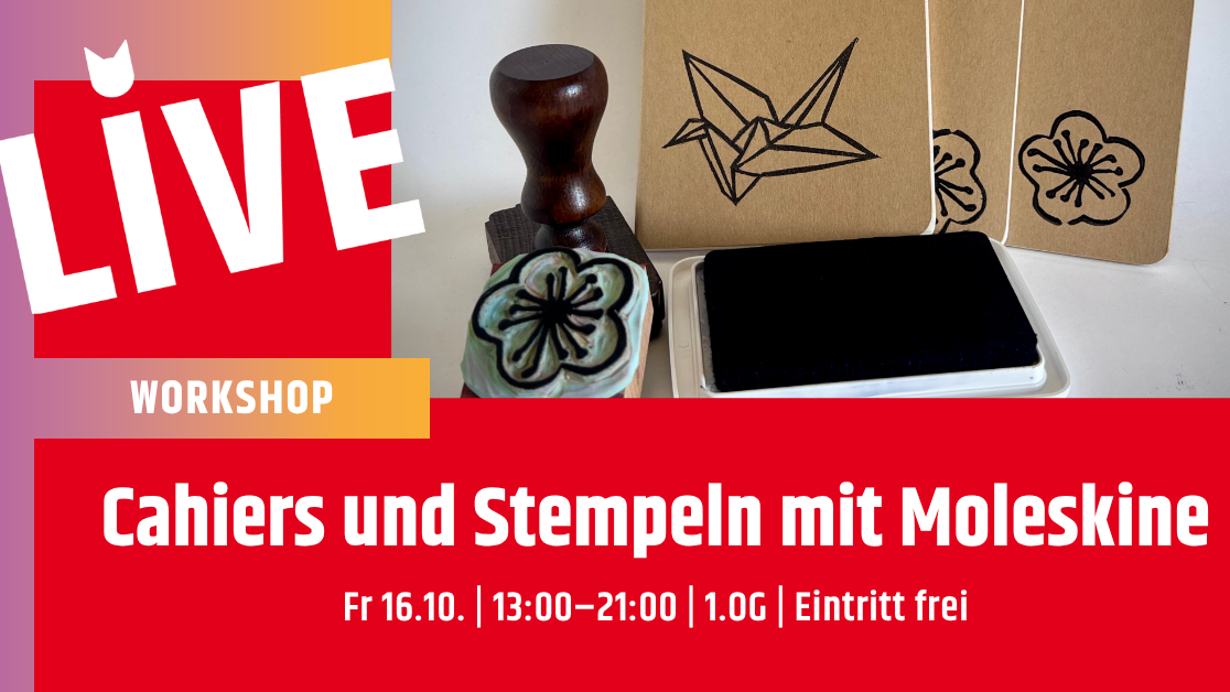 Cahiers und Stempeln mit Moleskine
