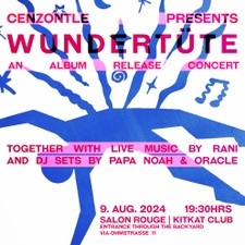 “Wundertüte” - an album release concert presented by Cenzontle