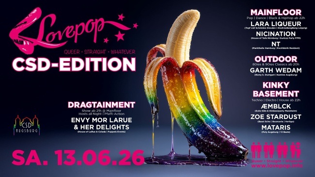 LOVEPOP CSD EDITION 2026 - Queer Pride Clubbing
