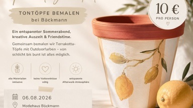 Paint Your Pot - Afterwork-Workshop
