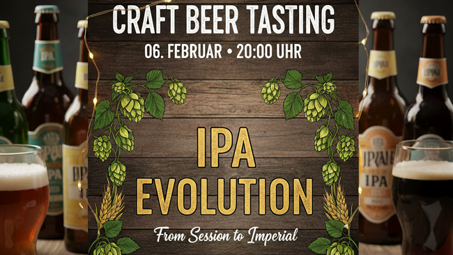 Craft Beer Tasting - Evolution of IPA
