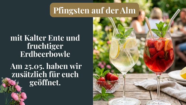 Pfingsten auf der Alm