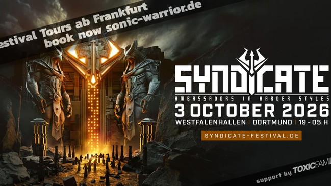 Bus zum Syndicate Festival 2026 (Hardcore)
