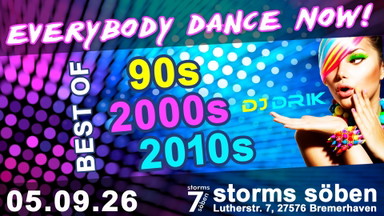 Everybody Dance Now – Best of 90s, 2000s & 2010s