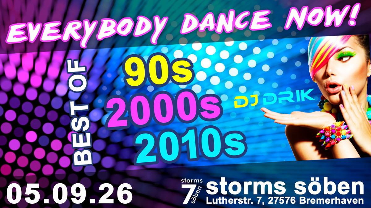 Everybody Dance Now – Best of 90s, 2000s & 2010s