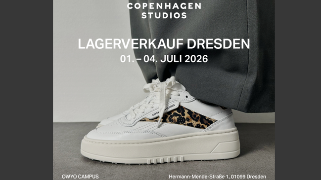COPENHAGEN STUDIOS Lagerverkauf in Dresden