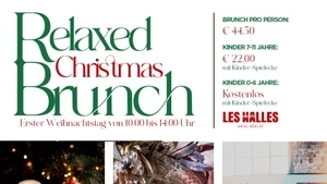 1. Weihnachtstag Brunch im Les Halles Restaurant