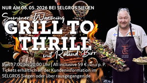 Summer-Warming - GRILL TO THRILL mit Roland Birr