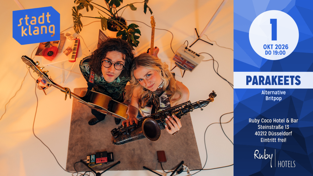 «stadtklang» mit PARAKEETS | Live @ Ruby Coco Hotel & Bar