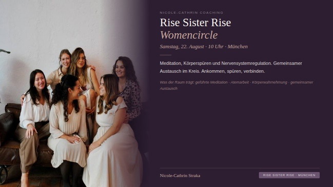 Rise Sister Rise - Womencircle
