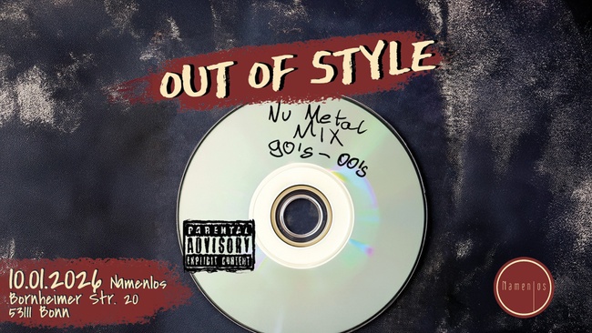 Out Of Style Party - Nu Metal & Alt. Rock im Namenlos Bonn
