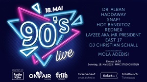 Radio Köln präsentiert 90´s LIVE