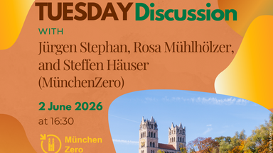 Tuesday Discussion with Jürgen Stephan, Rosa Mühlhölzer, and Steffen Häuser (MünchenZero)