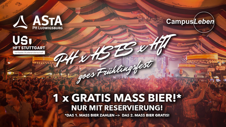 (SOLD OUT) PH x HS ES x HfT goes Frühlingsfest - Mi. 29.04.26 @ Wasenwirt
