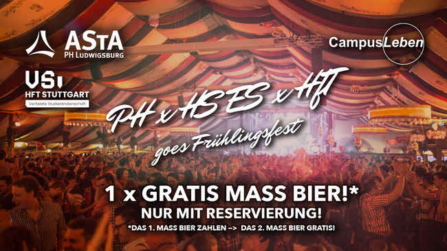 PH x HS ES x HfT goes Frühlingsfest - Mi. 29.04.26 @ Wasenwirt