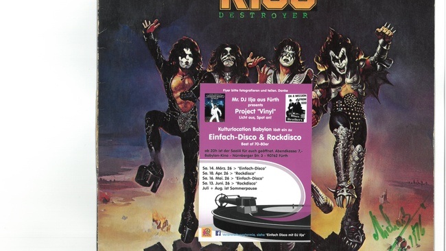 „Rockdisco“ auf Vinyl im Babylon Fürth