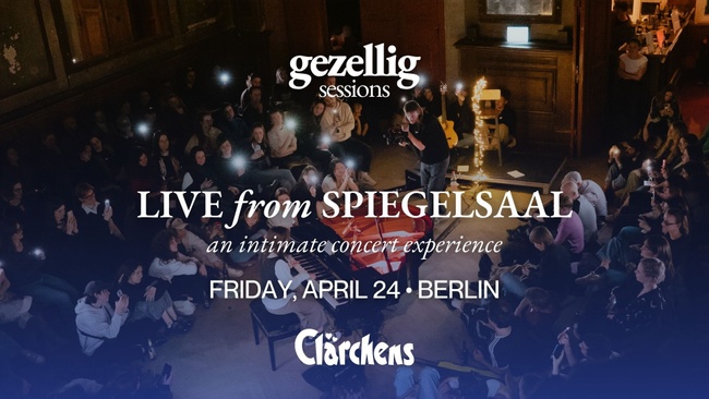 Live from Spiegelsaal, an intimate concert experience.