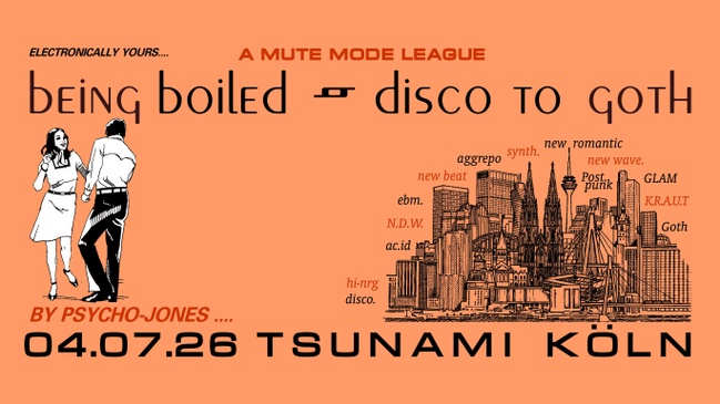 BEING BOILED Premiere - From Disco To Goth